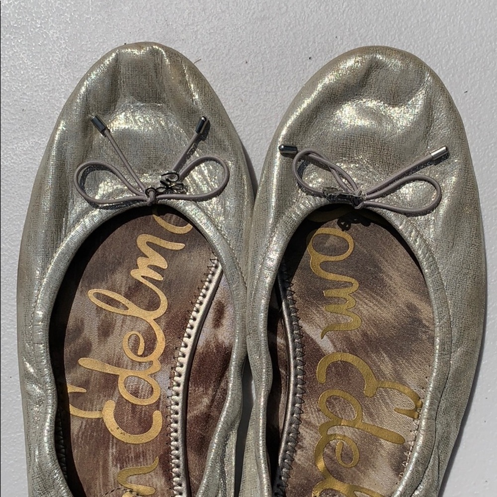 Sam Edelman Silver Metallic Flats - image 3